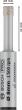 PRO Ceramic dry Bohrer, 8&nbsp;x&nbsp;33&nbsp;x&nbsp;13&nbsp;mm Produktbild