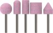 PRO Steel Schleifstiftset, 25 x 24, 15 x 30, 25 x 25, 20 x 25&nbsp;mm, G60, 5-tlg.. Produktbild