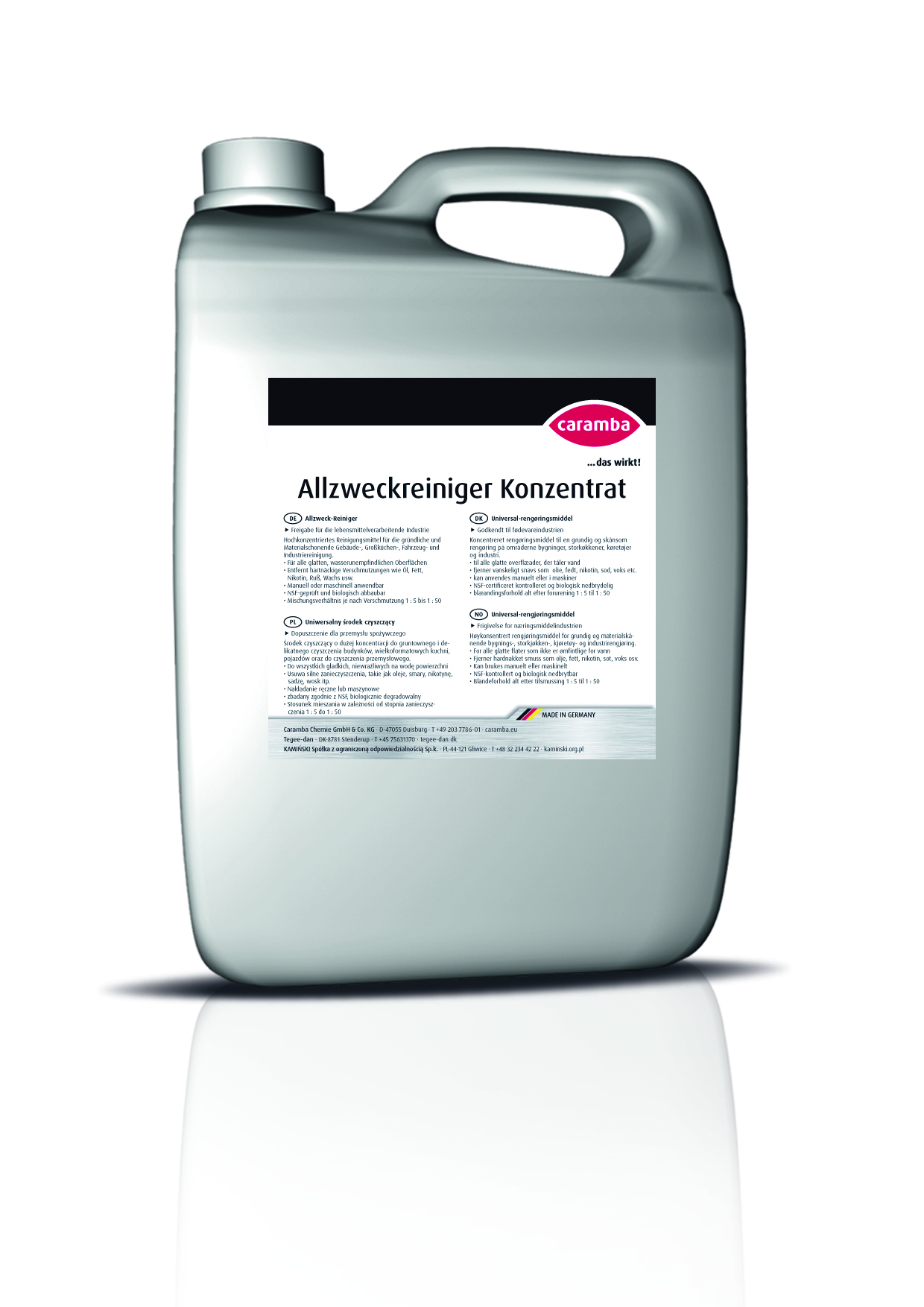 Allzweckreiniger (NSF C1), 10 Liter, Caramba Profi Produktbild img1 L