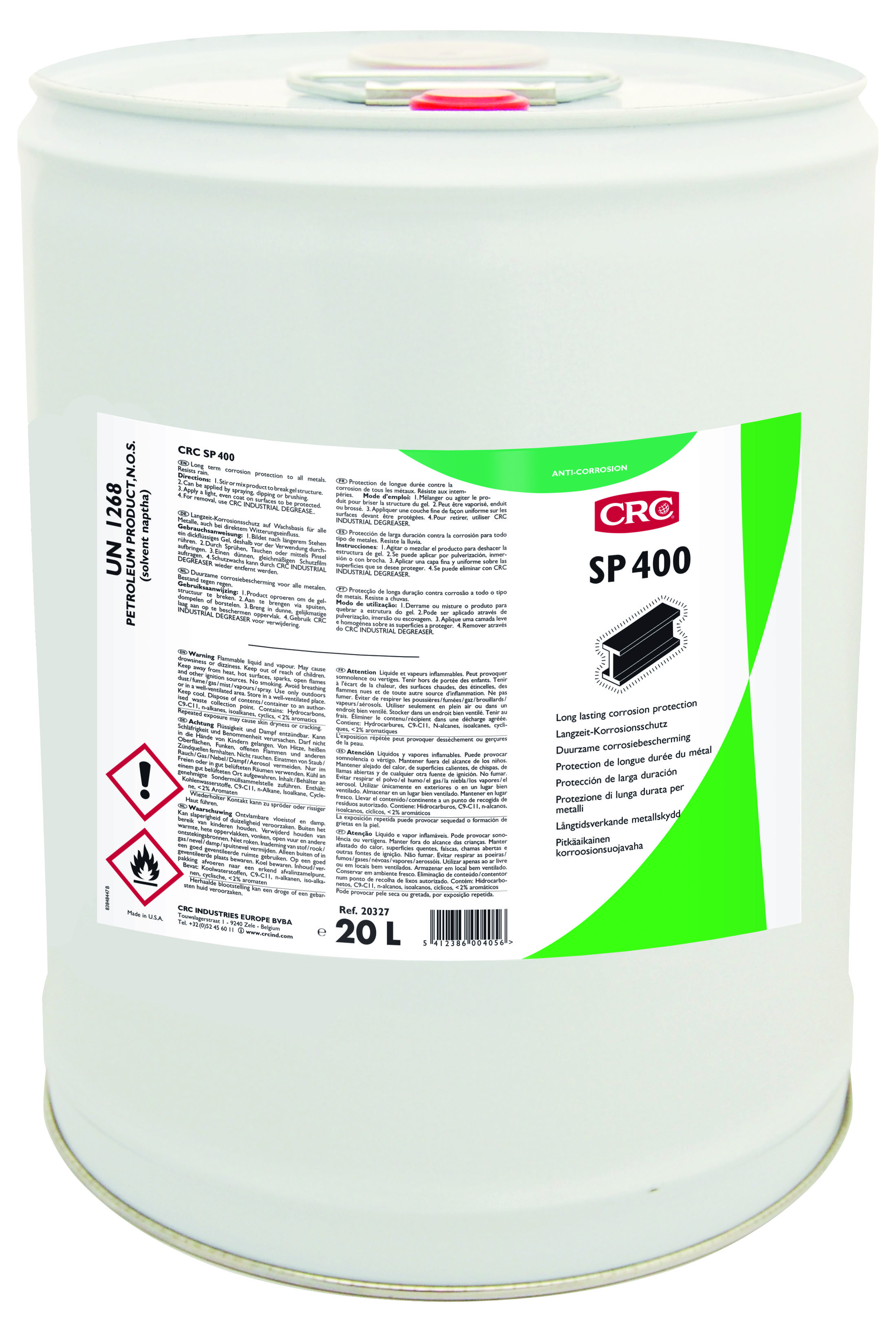 Korrosionsschutzwachs 'SP 400', 20 L Fass, CRC Industrie Produktbild img1 L