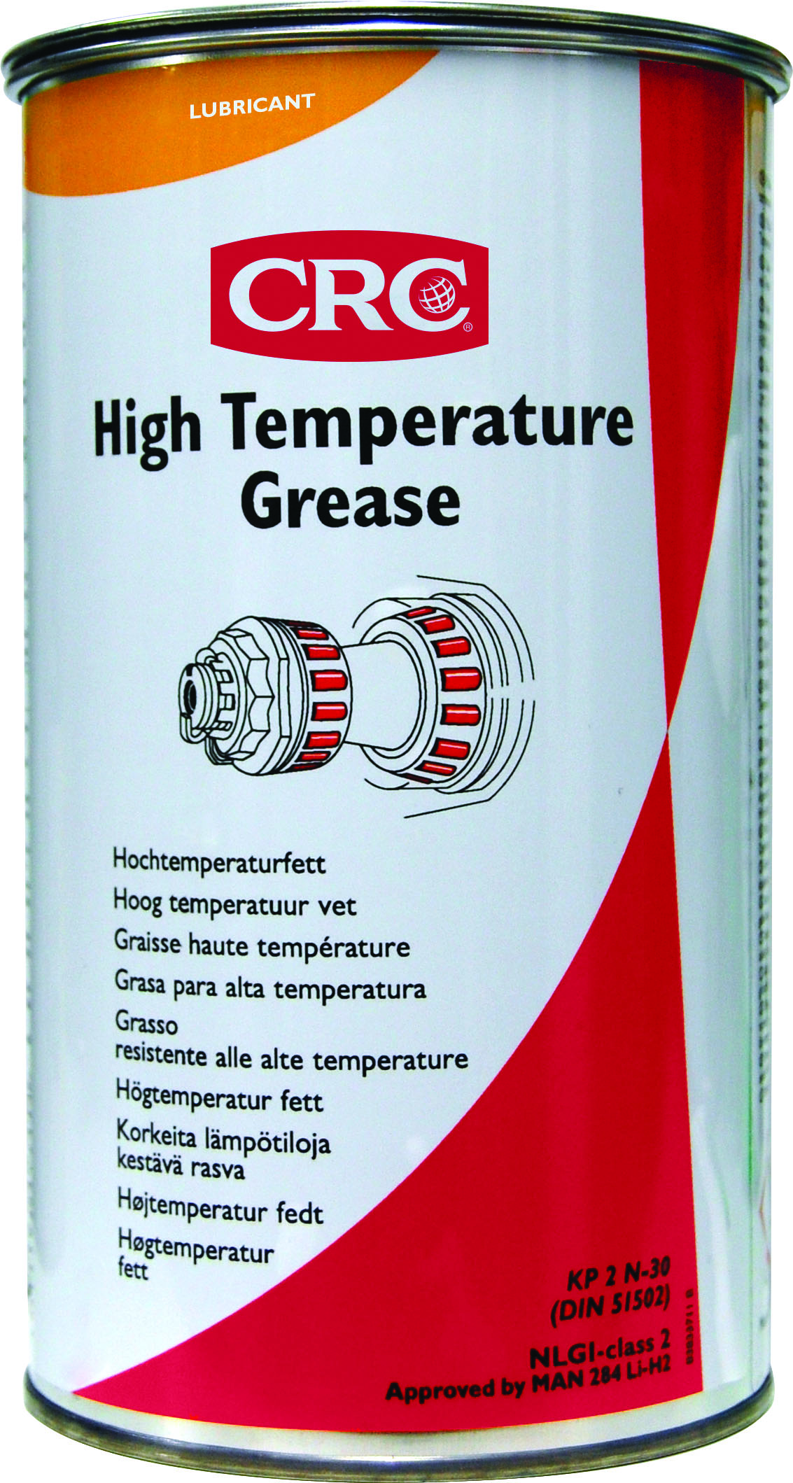 Hochtemperaturfett 'HIGH TEMP GREASE', 1 kg Dose, CRC Auto Pro Produktbild img1 L