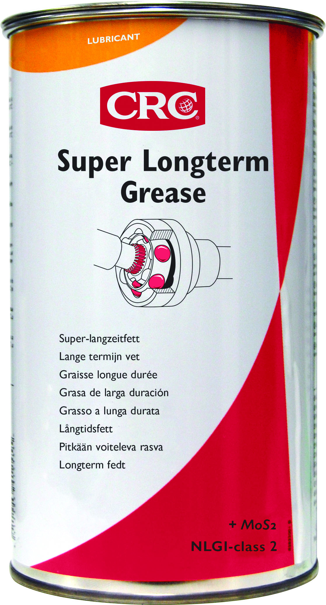 MoS2 Superlangzeitfett 'SUPER LONGTERM GREASE + MOS2 ', 1 kg Dose, CRC Auto Pro Produktbild img1 L