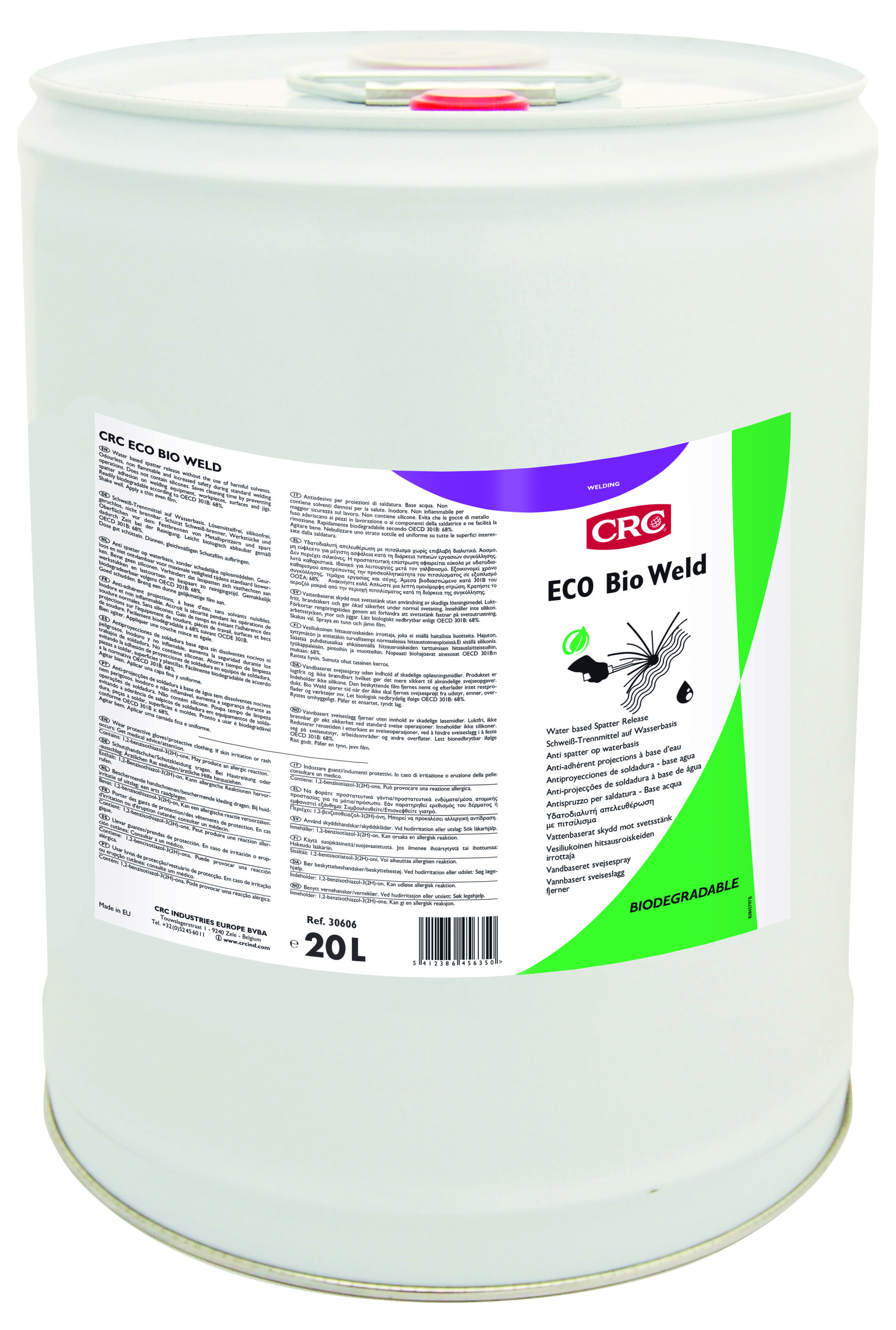 Schweißtrennmittel 'ECO BIO WELD', 20 L Fass, CRC Industrie Produktbild img1 L