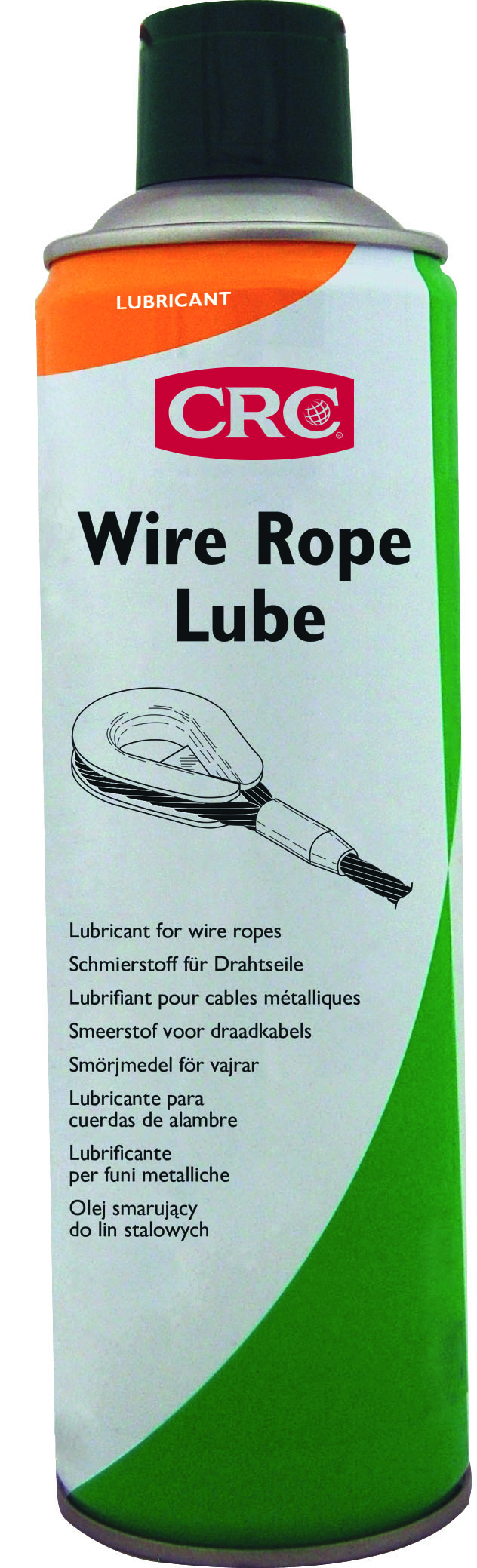 Drahtseil- und Zahnradspray 'WIRE ROPE LUBE', 500 ml Spraydose, CRC Industrie Produktbild img1 L