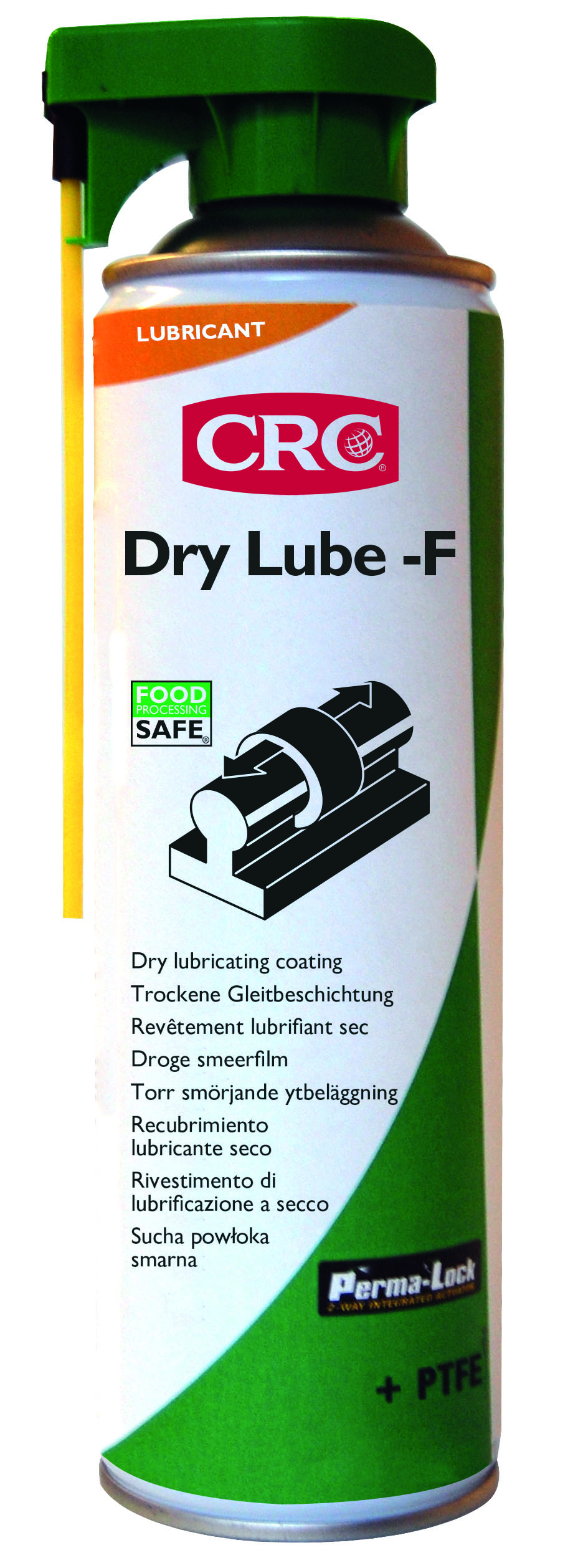 PTFE-Trockenschmierstoff NSF H1 'DRY LUBE-F', 500 ml Spraydose, CRC Industrie Produktbild img1 L
