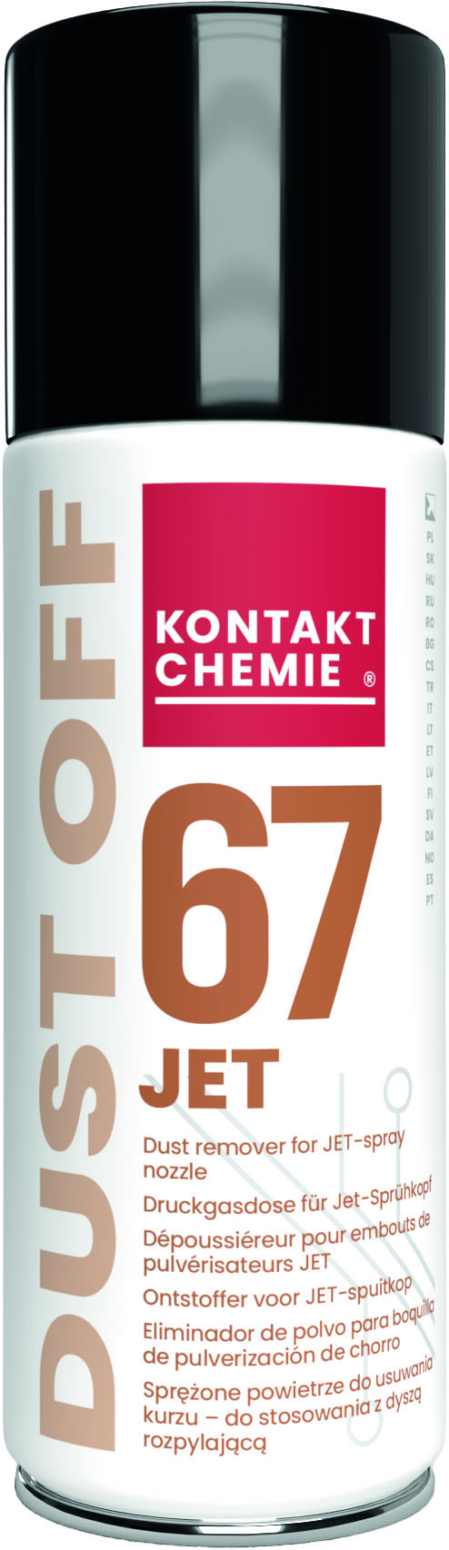 Druckgas-Reiniger, nicht entzündbar 'DUST OFF 67 JET', 300 ml Spraydose, KONTAKT CHEMIE Produktbild img1 L