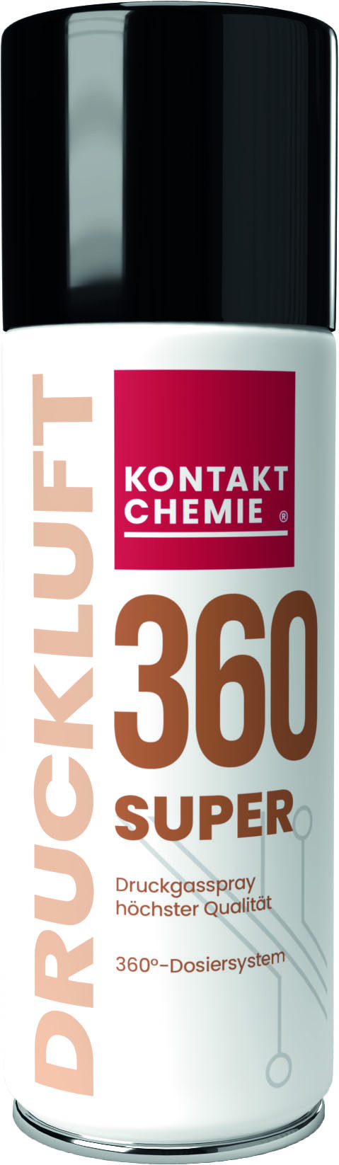 Druckgas-Reiniger, nicht entzündbar 'DRUCKLUFT 360 SUPER', 200 ml Spraydose, KONTAKT CHEMIE Produktbild img1 L