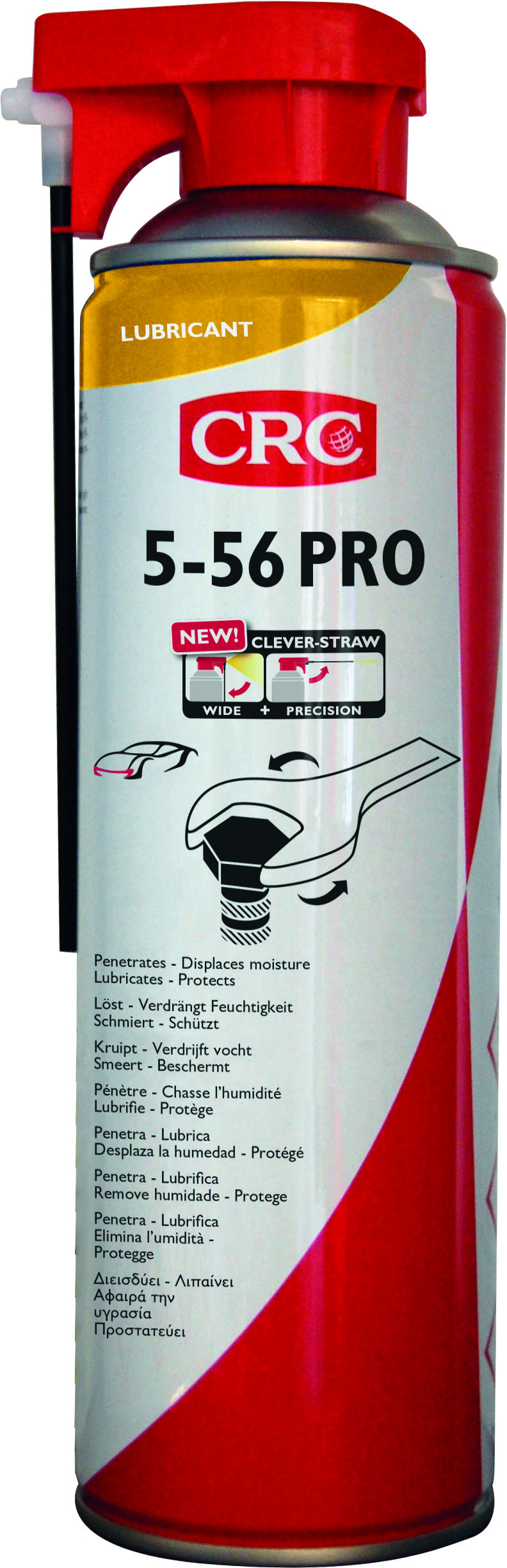 Multiöl mit Spezialsprühkopf '5-56 PRO CLEVER STRAW', 500 ml Spraydose, CRC Auto Pro Produktbild img1 L