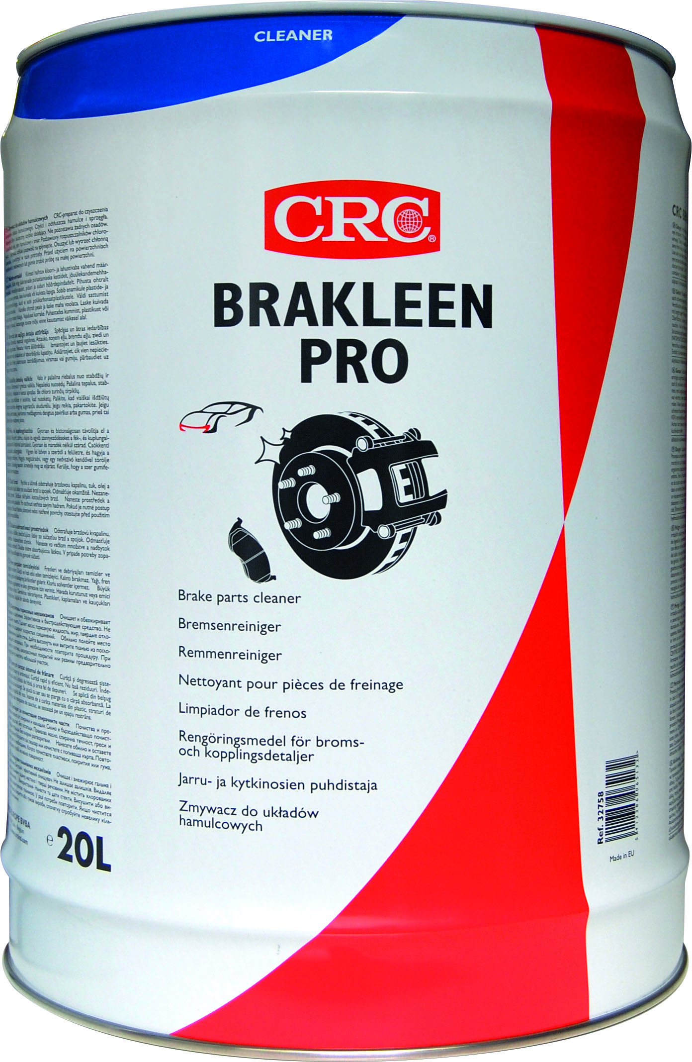 Bremsenreiniger 'BRAKLEEN PRO', 20 L Fass, CRC Professional Produktbild img1 L