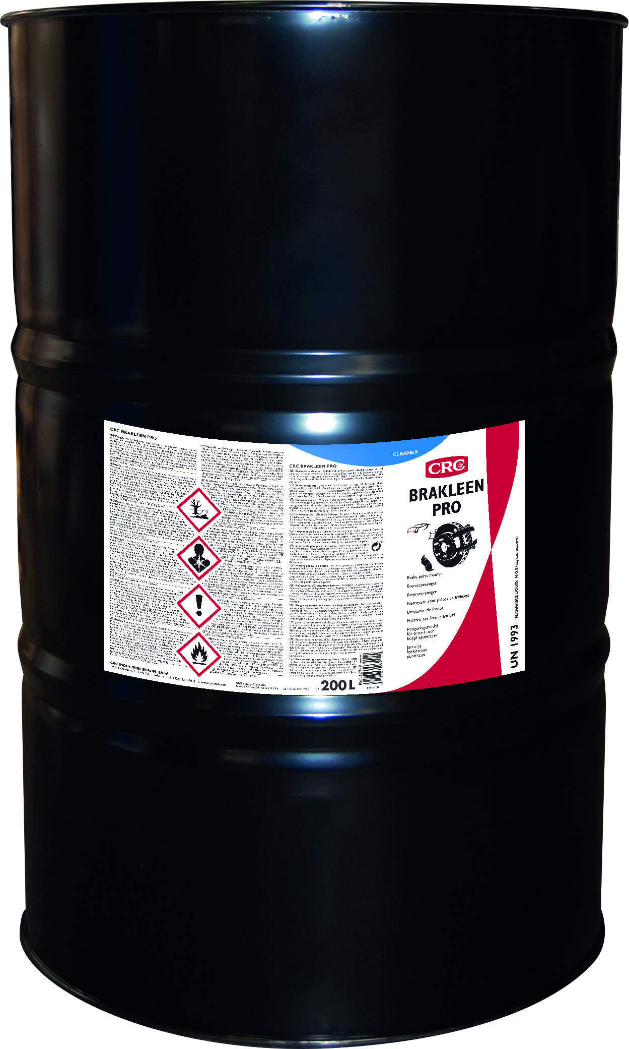 Bremsenreiniger 'BRAKLEEN PRO', 200 L Fass, CRC Professional Produktbild img1 L
