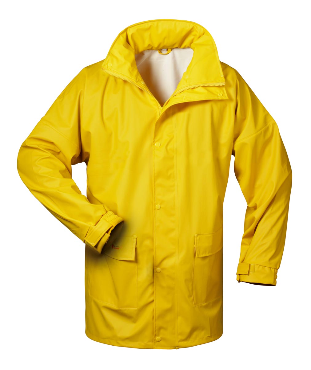 PU-Strech-Jacke Landskrona, EN343 Kl. 3/1, gelb, Gr. XL Produktbild img1 L