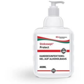 Handdesinfktion Stokosept® protect, 400 ml Flasche m. Pumpe Produktbild