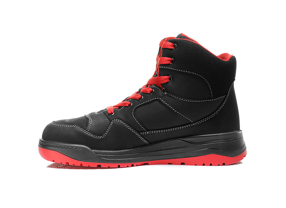 Sicherheitsschnürstiefel MAVERICK black-red Mid ESD S3S, Gr. 43 Produktbild img4 L