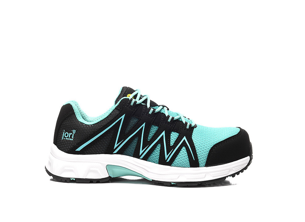 Sicherheitshalbschuh jo_SPEEDY black-aqua Low ESD S1P, Gr. 38 Produktbild img2 L