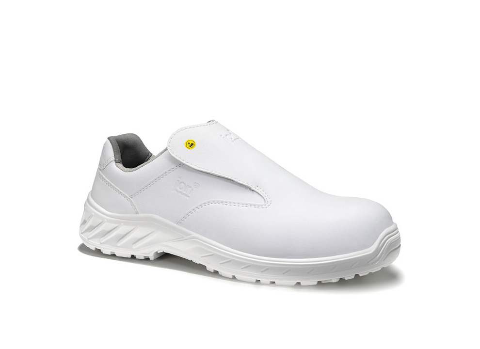 Sicherheitshalbschuh jo_CLEAN Slipper white Low ESD S3, Gr. 48 Produktbild img1 L