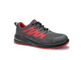 Sicherheitshalbschuh MARTEN XXSports grey-red Low ESD S1 Produktbild