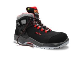 Sicherheitsschnürstiefel ARTURO black-red Mid ESD S3S Produktbild
