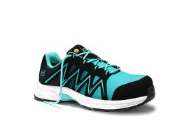 Sicherheitshalbschuh jo_SPEEDY black-aqua Low ESD S1P, Gr. 36 Produktbild