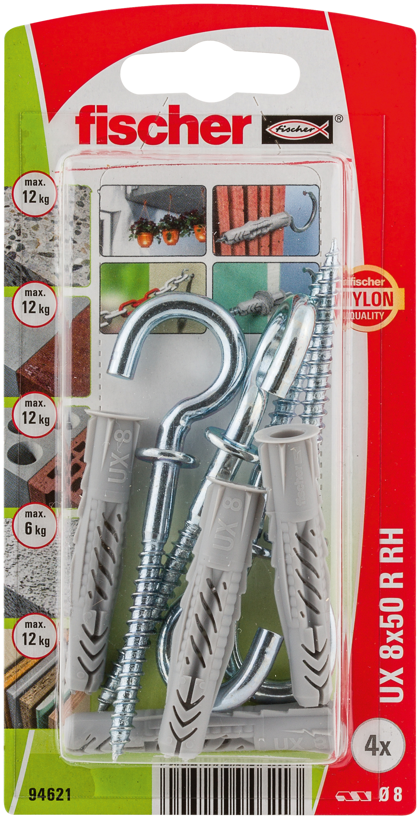 Universaldübel UX 8x50 RH K (4) Produktbild img1 L