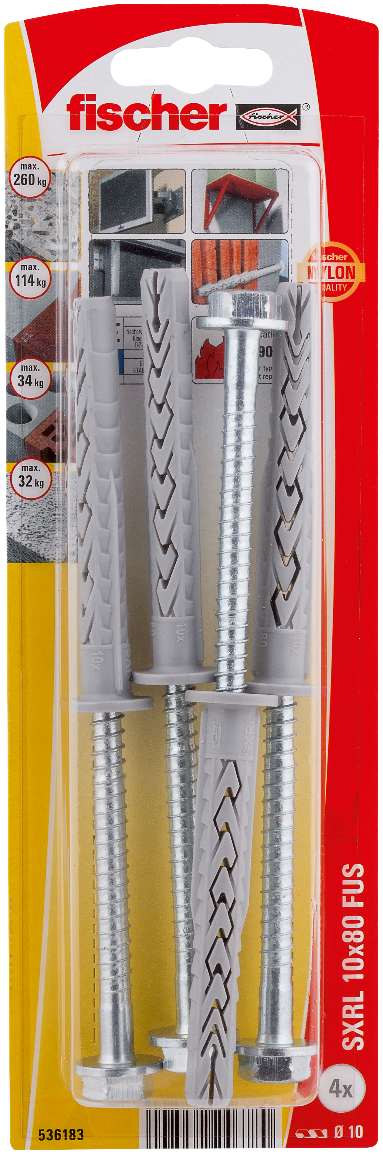 Langschaftdübel SXRL 10x80 FUS K (4) Produktbild img1 L