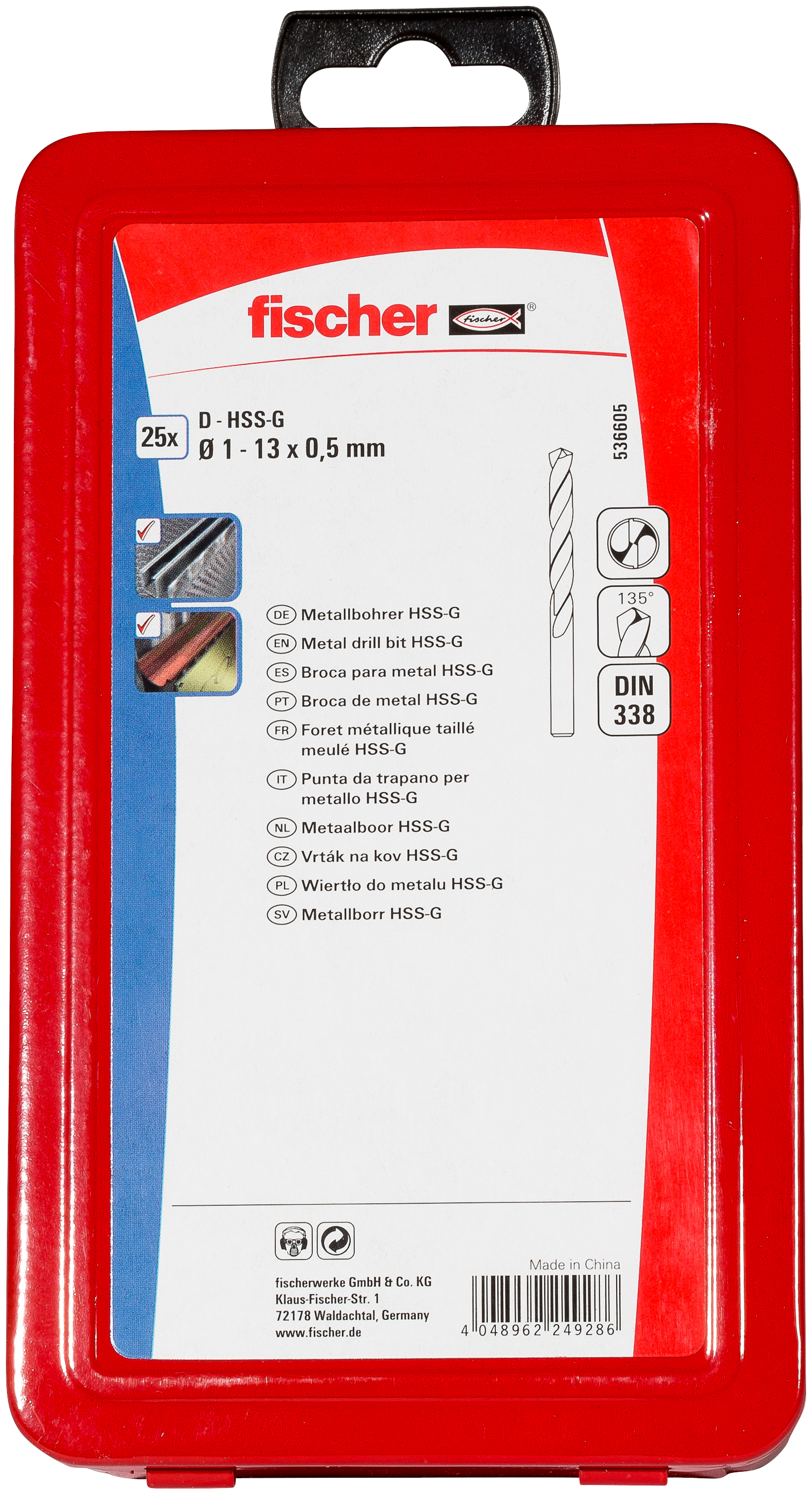 Metallbohrer HSS-G Set 1-13mm M (25) Produktbild img2 L