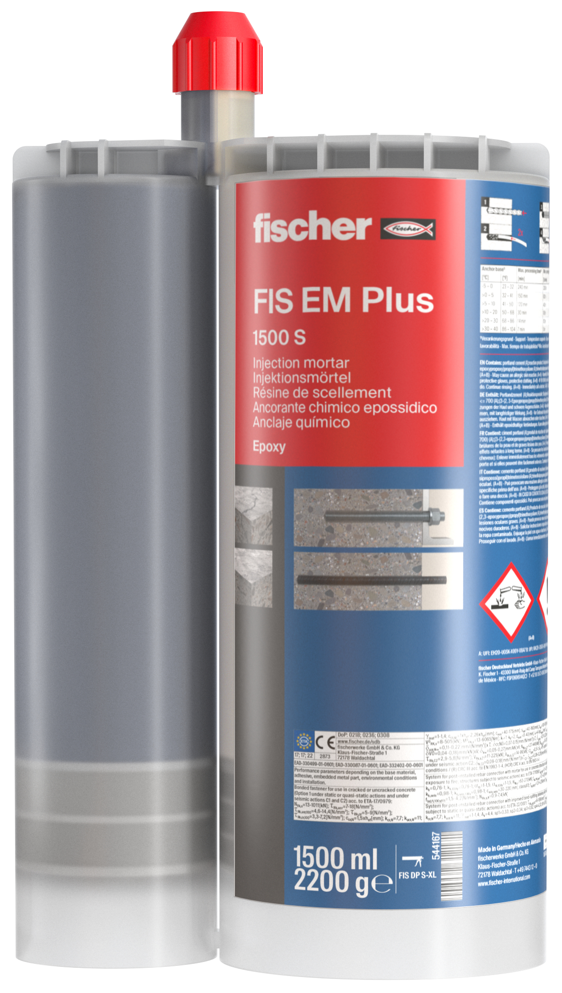 Epoxidharzmörtel FIS EM Plus 1500 S Produktbild img1 L
