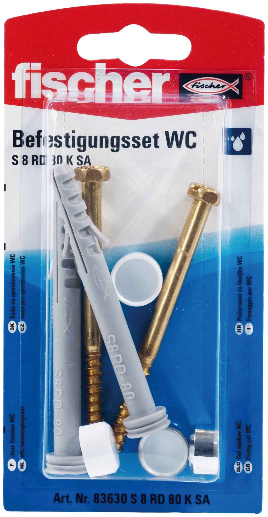 WC-Befestigung S 8 RD 80 K (2). Produktbild img2 L