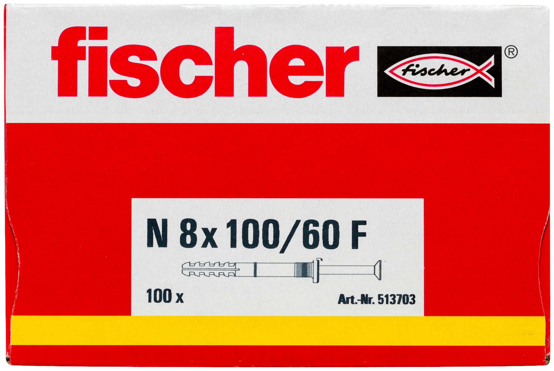 Nageldübel N 8x100/60 F (100) Produktbild img4 L