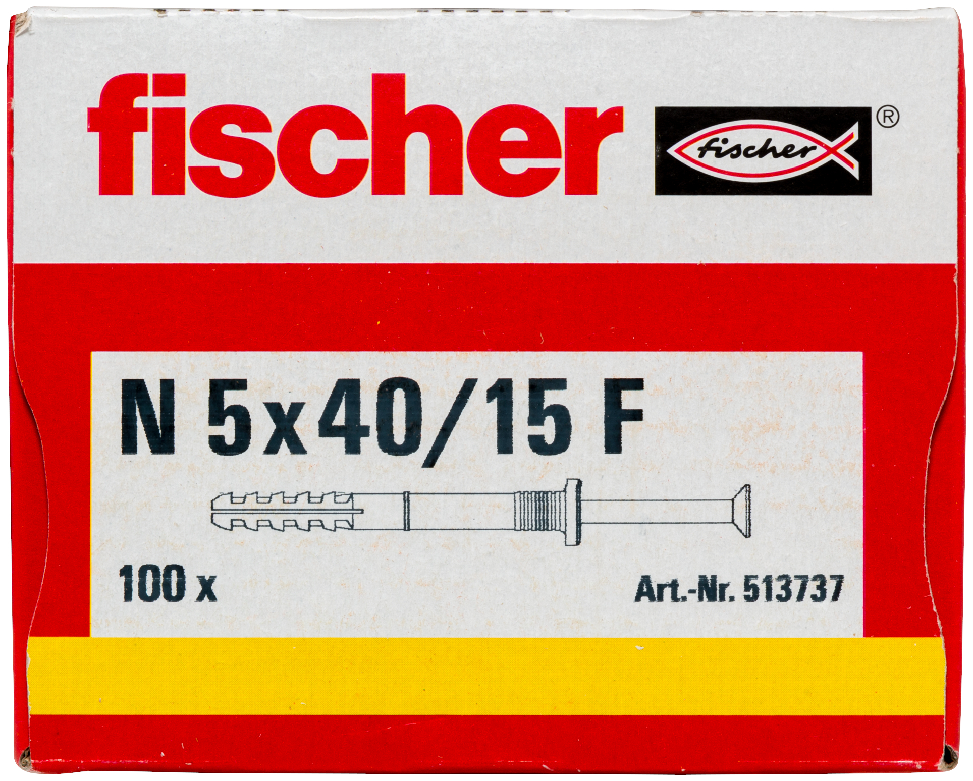 Nageldübel N 5x40/15 F (100) Produktbild img4 L