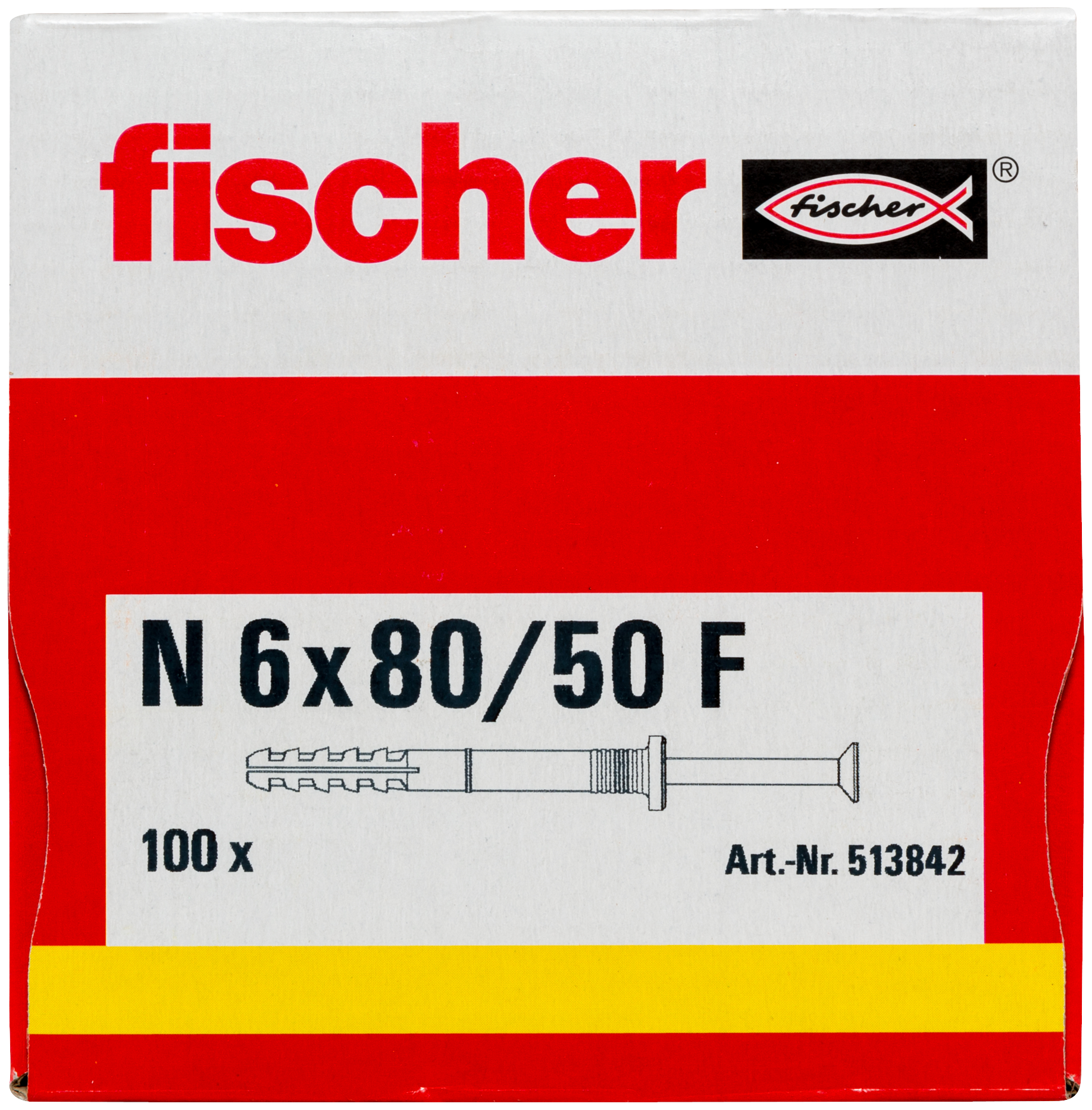 Nageldübel N 6x80/50 F (100) Produktbild img4 L