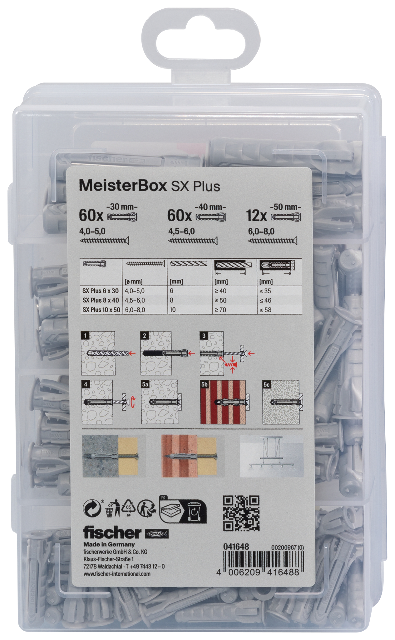 Meisterbox - Dübel SX Plus (132) Produktbild img3 L