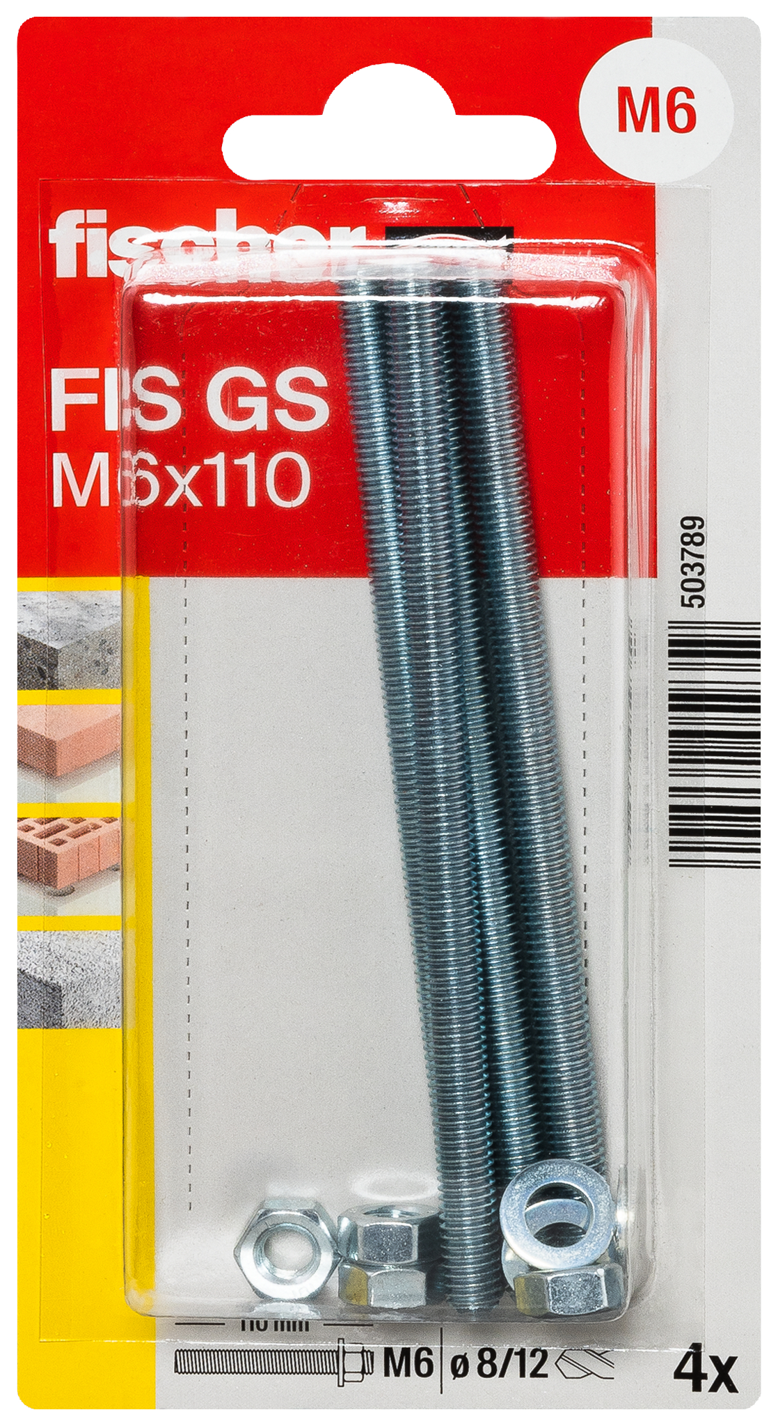 Injekt.Gewindea. FIS GS M6x110 K (4) Produktbild img3 L