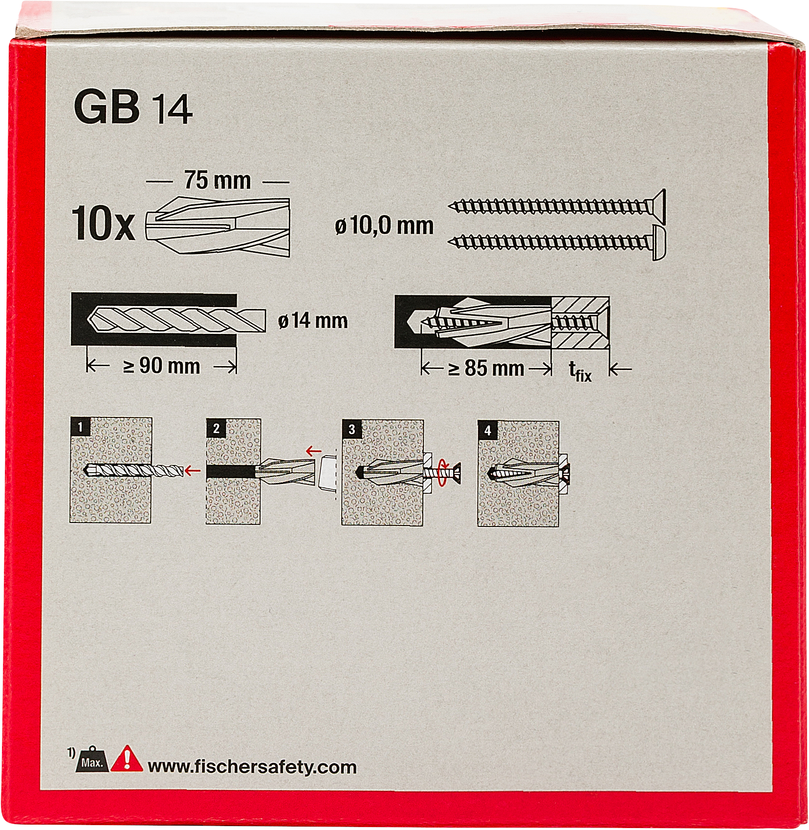 Gasbetondübel GB 14 Produktbild img2 L