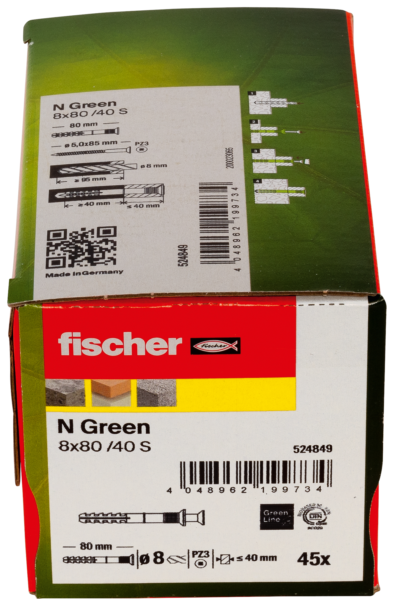 Nageldübel N Green 8x80/40 S (45) Produktbild img3 L