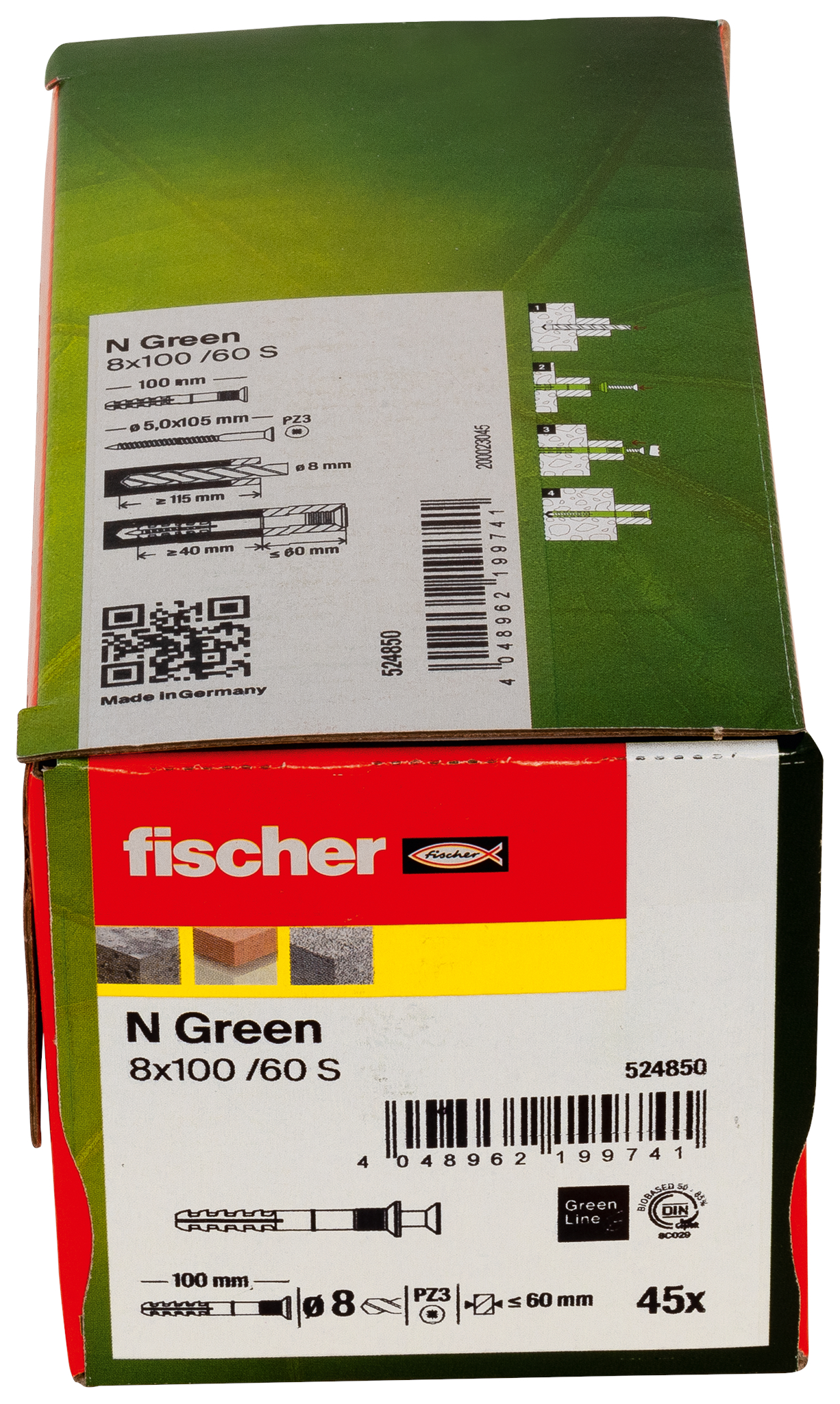 Nageldübel N Green 8x100/60 S (45) Produktbild img3 L