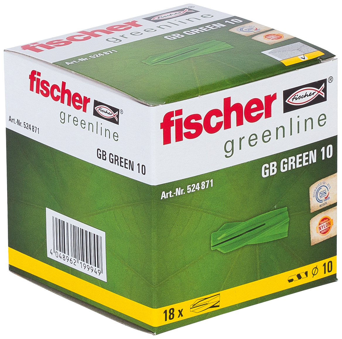 Gasbetondübel GB Green 10 Produktbild img2 L