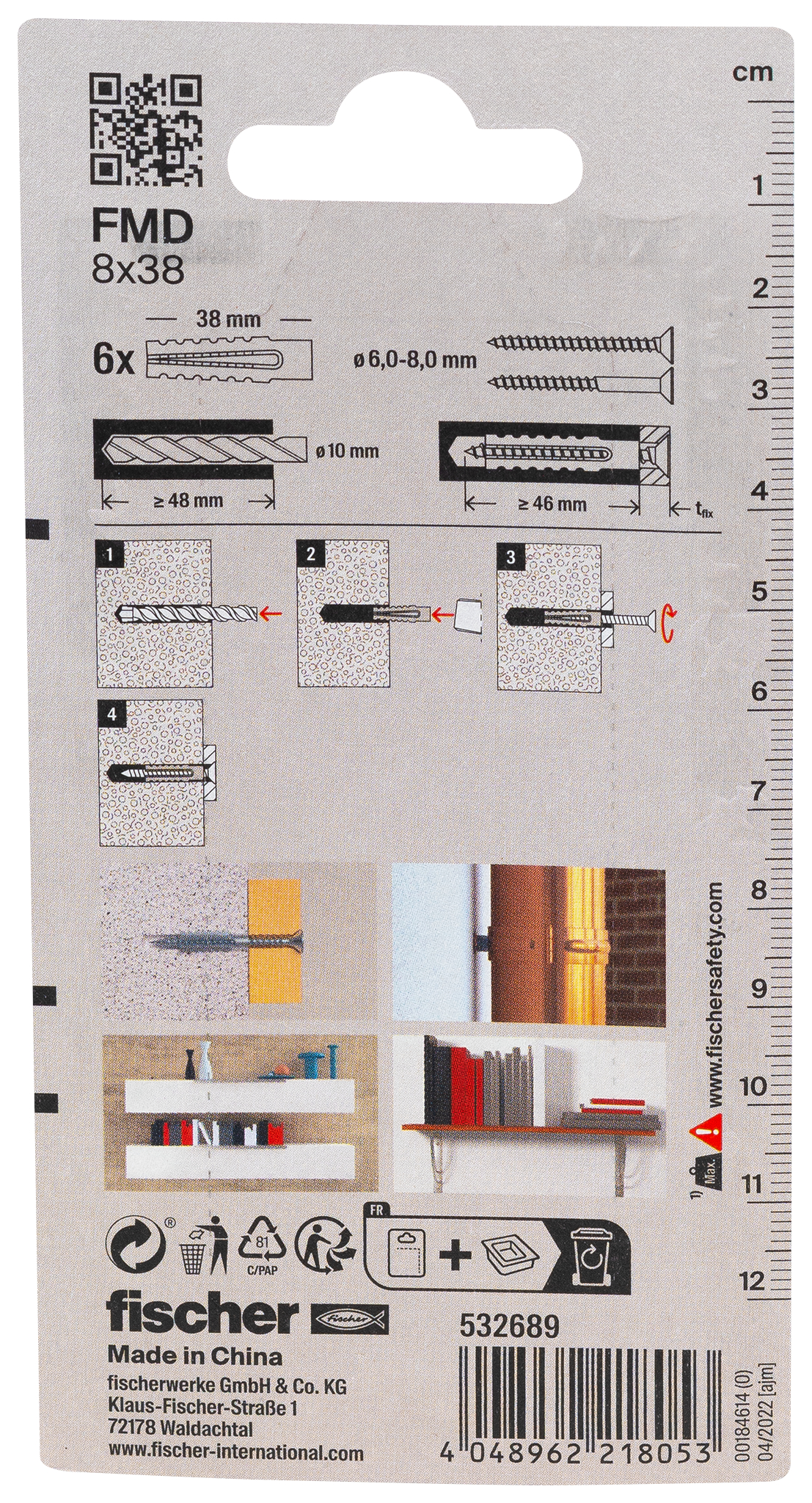 Metallspreizdübel FMD 8x38 K (6) Produktbild img2 L