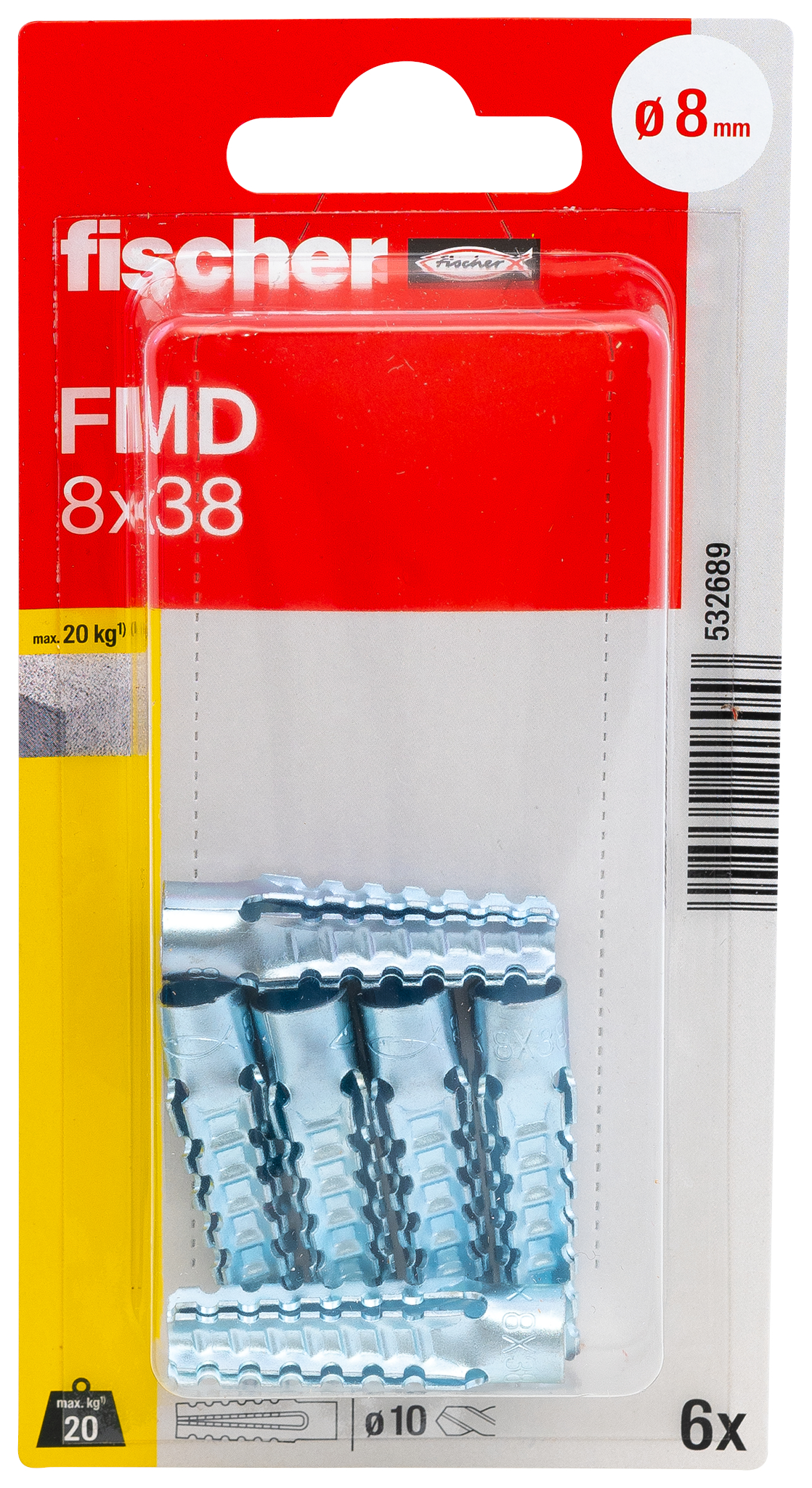 Metallspreizdübel FMD 8x38 K (6) Produktbild img3 L