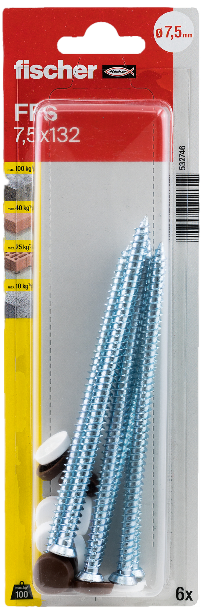 Fensterrahmenschr. FFS 7,5x132 K (6) Produktbild img3 L