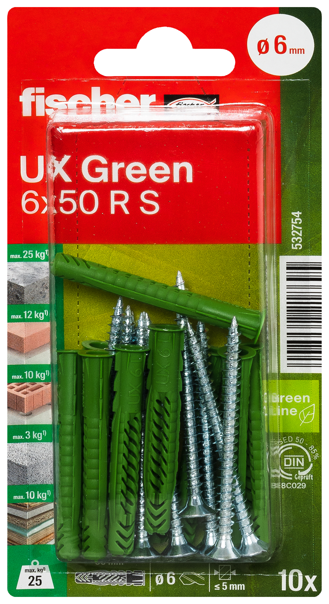 Universald. UX Green 6x50 R S K (10) Produktbild img3 L