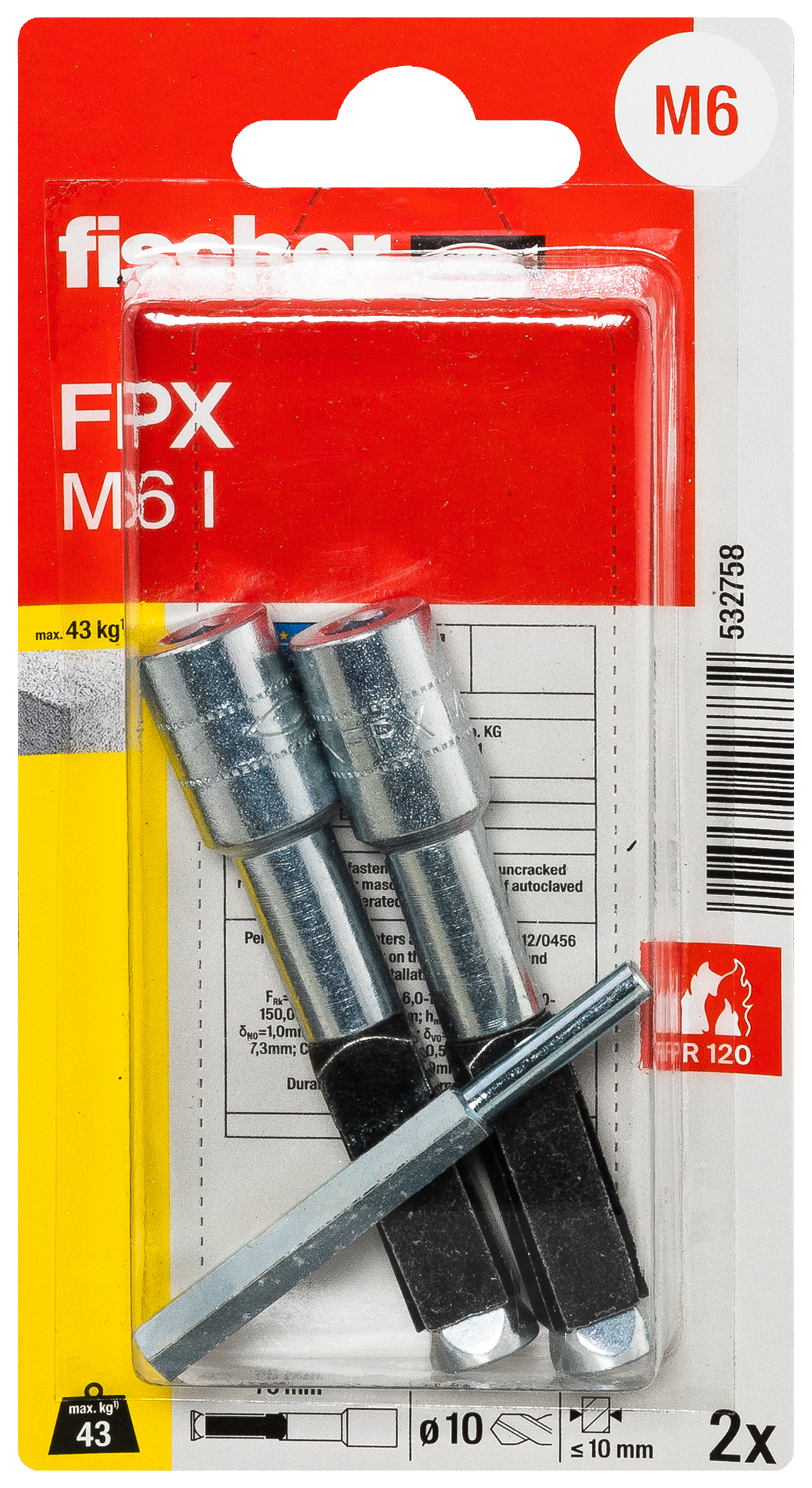 Porenbetonanker FPX-I M6 K (2) Produktbild img3 L