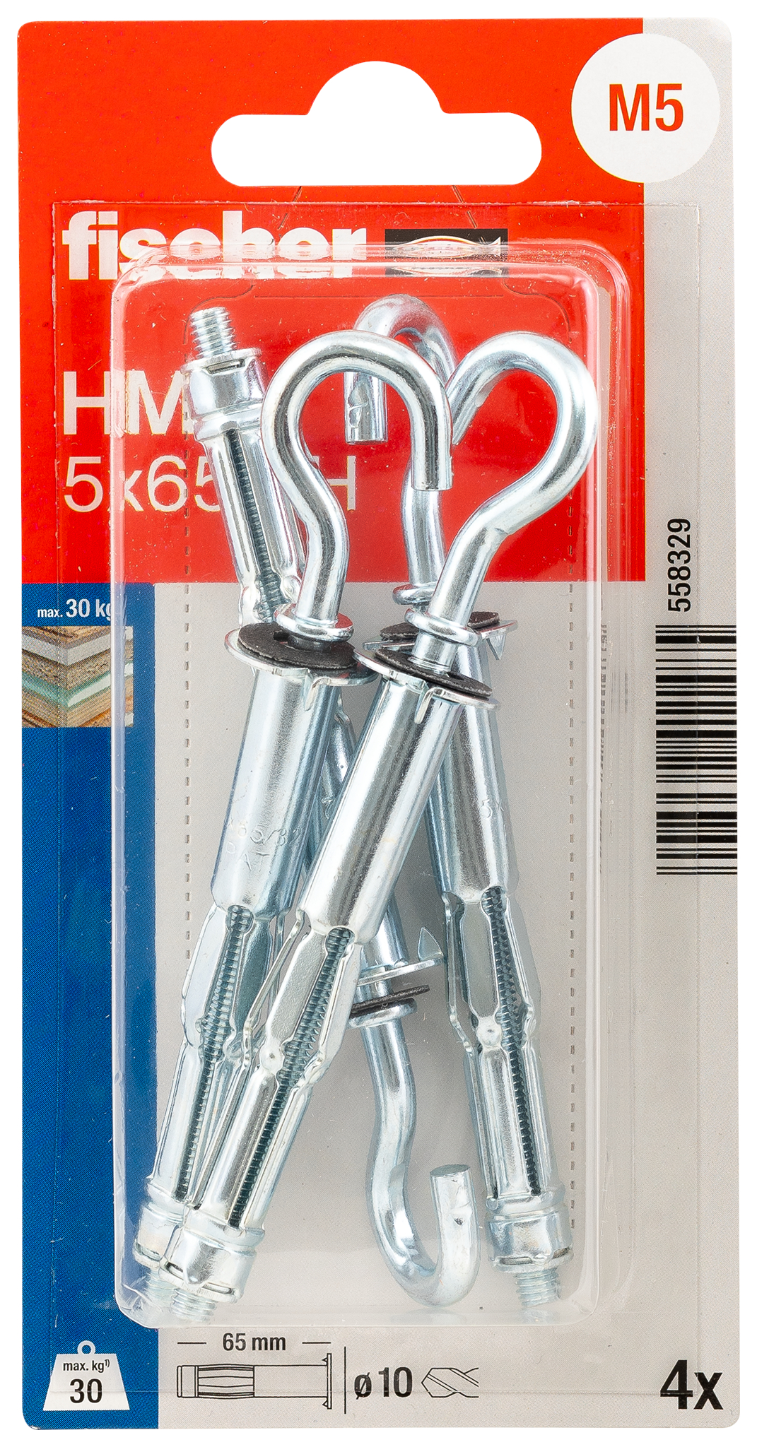 Hohlraum-Metalldübel HM 5x65 RH K (4) Produktbild img3 L