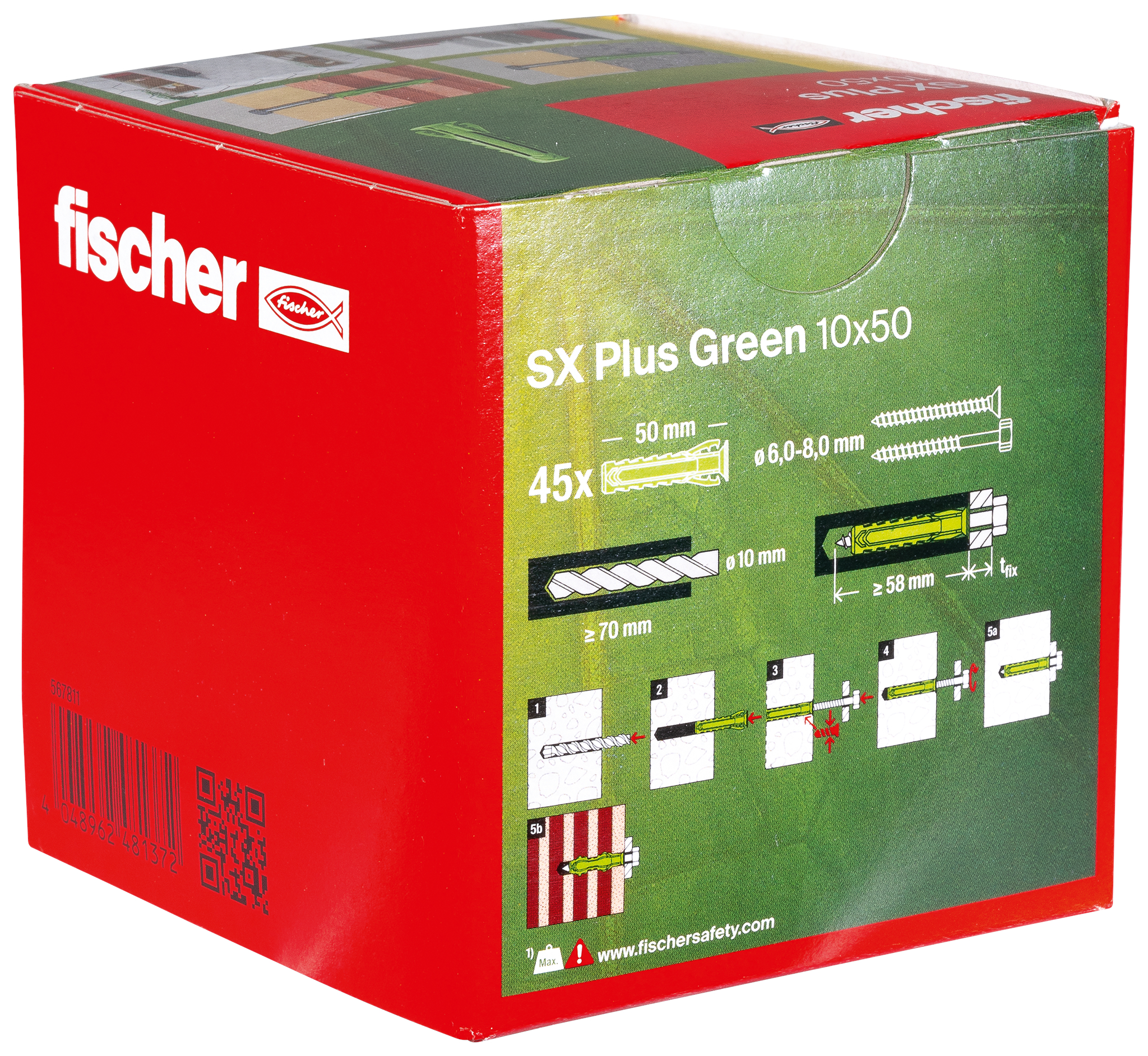 Dübel SX Plus Green 10x50 Produktbild img3 L