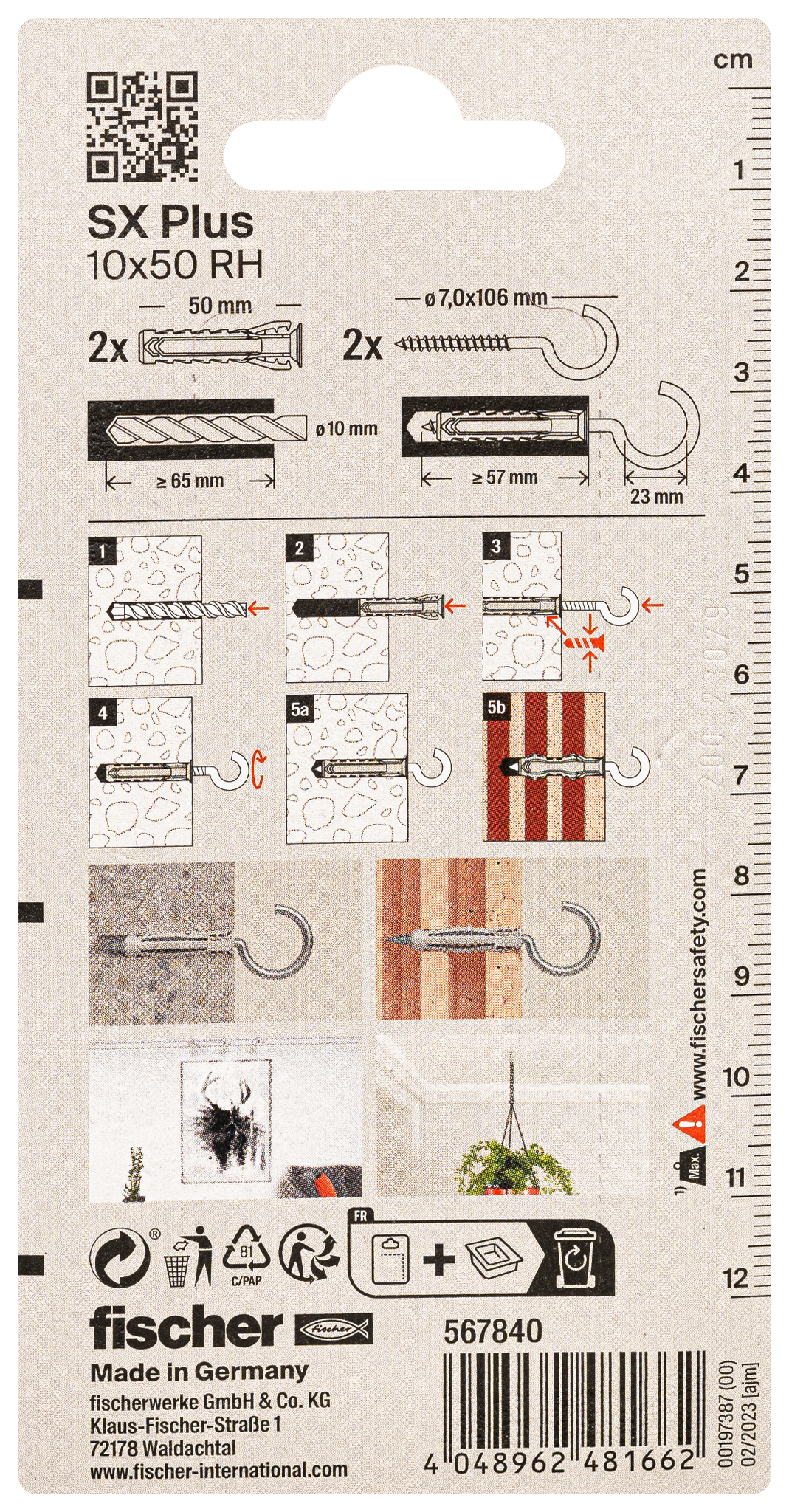 Dübel SX Plus 10x50 RH K (2) Produktbild img2 L