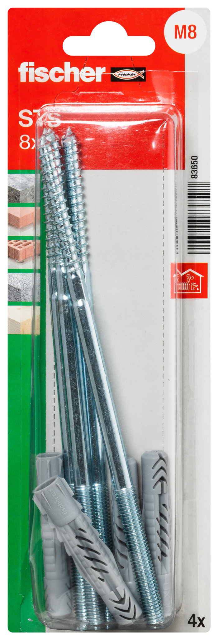 Stockschraube STS 8x180 + UX K (4) Produktbild img4 L