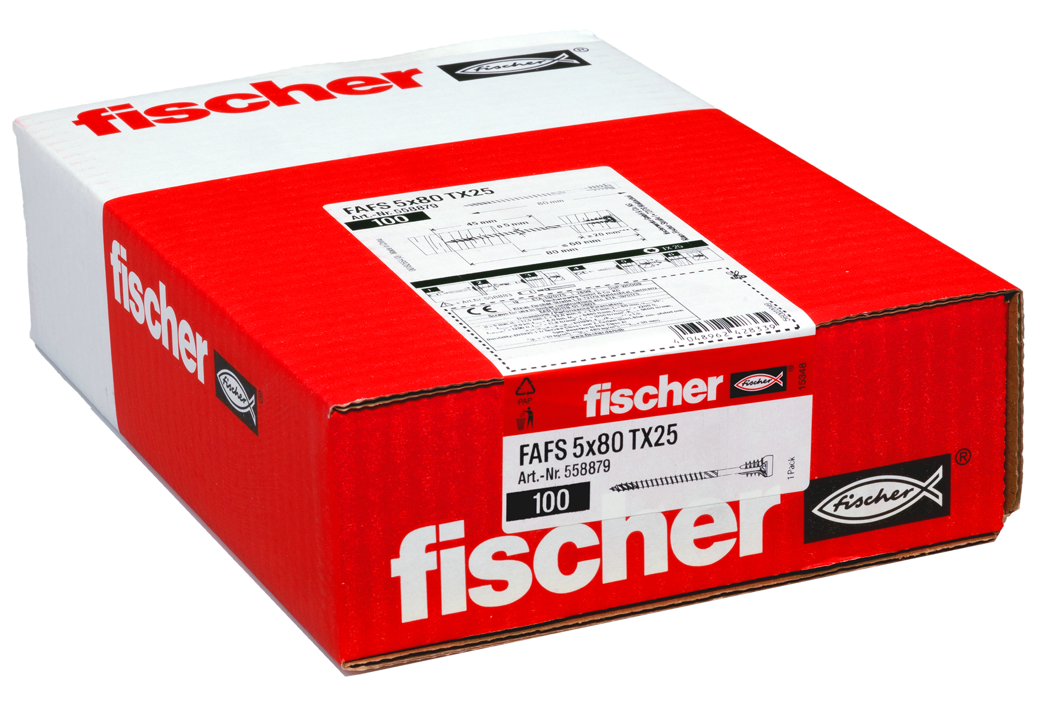 Justierschraube FAFS 5,0x80 TX25 100 Produktbild img2 L