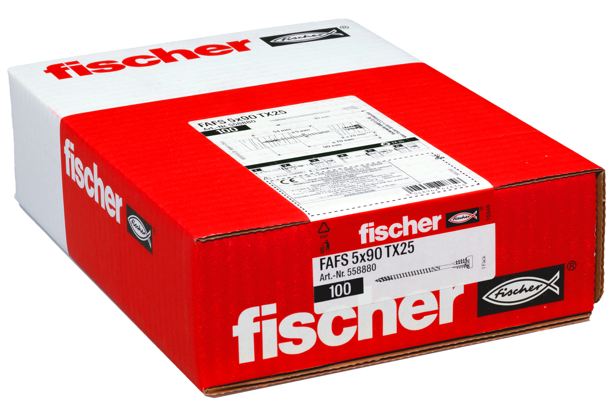 Justierschraube FAFS 5,0x90 TX25 100 Produktbild img2 L