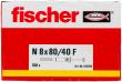 Nageldübel N 8x80/40 F (100) Produktbild img4 S