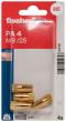 Messingdübel PA 4 M8/25 K (4) Produktbild img3 S