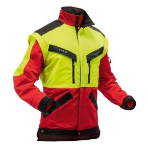 Pfanner Forstjacke „CORDURA“ 2-in-1, rot/warngelb/schwarz, Gr. 3XL Produktbild img1 L